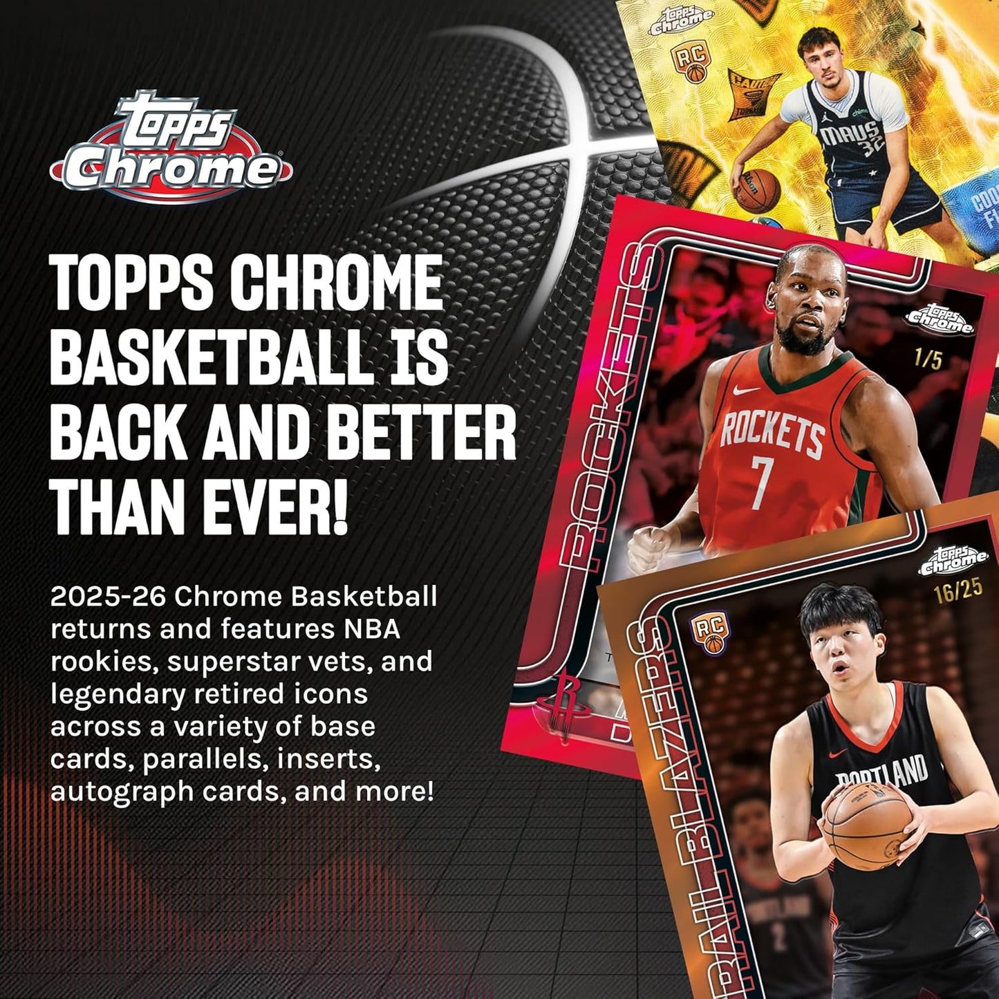 Topps 2025-26 Chrome Basketball Value Blaster Box
