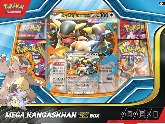 Pokemon TCG: Mega Kangaskhan ex Box - 4 Packs, Promo Card