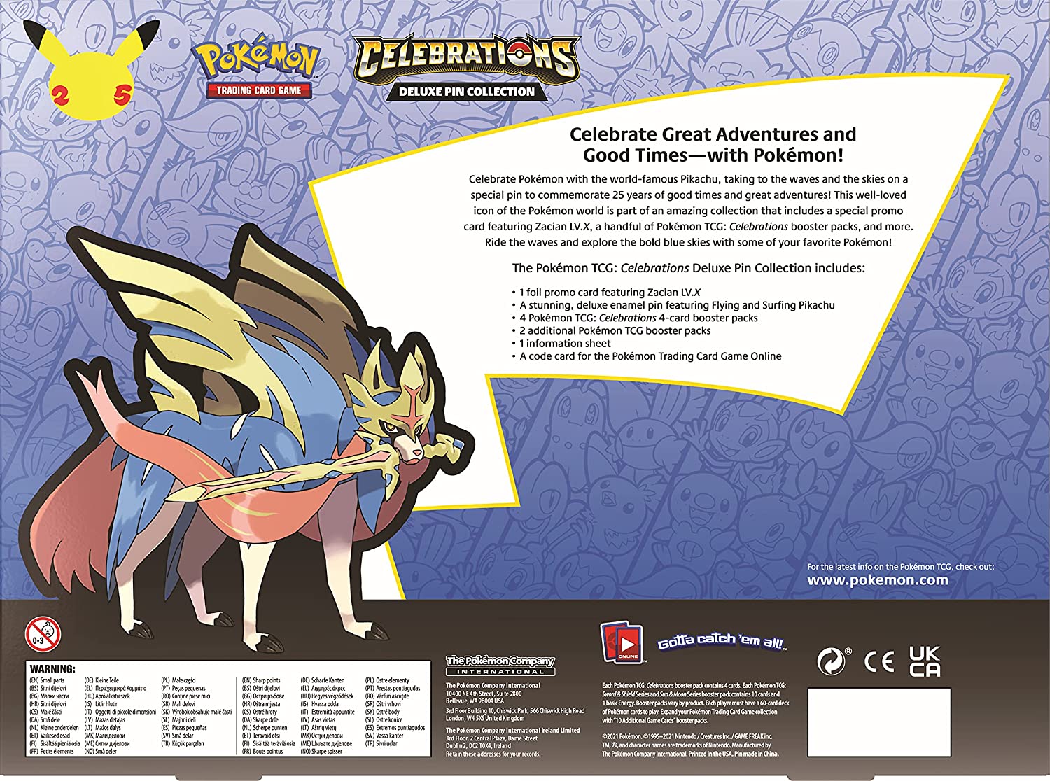 pokemon trading card game celebrations deluxe pin collection Pokemon TCG: Celebrations Deluxe Pin Collection