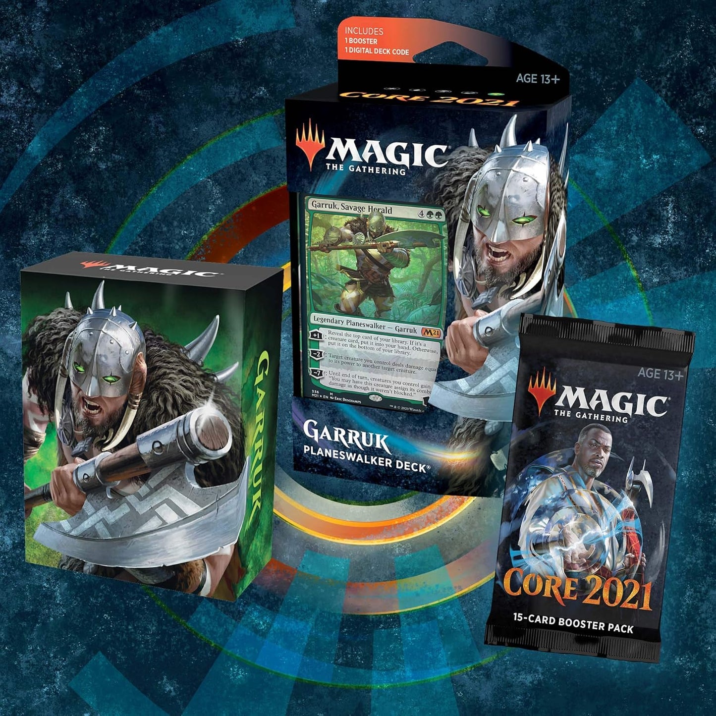 Magic: The Gathering Garruk, Savage Herald Planeswalker Deck | Core Set 2021 (M21) | 60 Card Starter Deck
