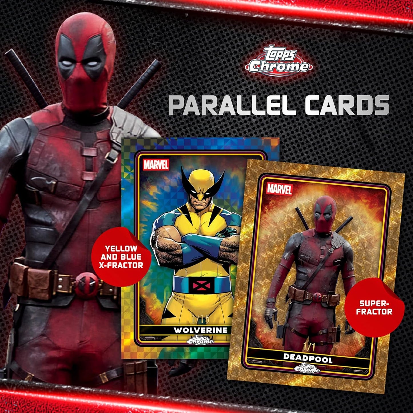 2025 Topps Chrome Deadpool Value Blaster Box