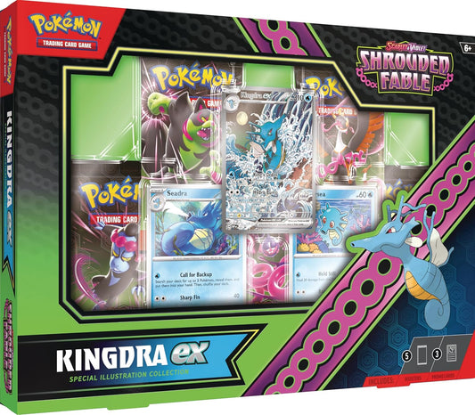 POKEMON TCG: SCARLET AND VIOLET: SHROUDED FABLE KINGDRA EX  SPECIAL ILLUSTRATION COLLECTION