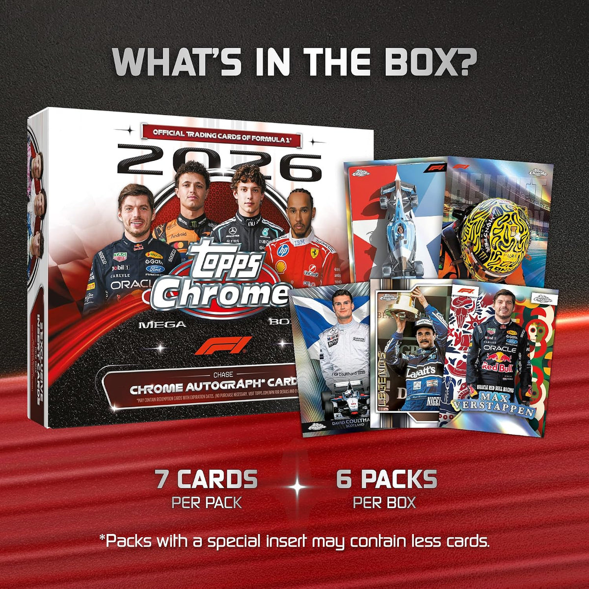 2026 Topps Chrome Formula 1 - Mega Box