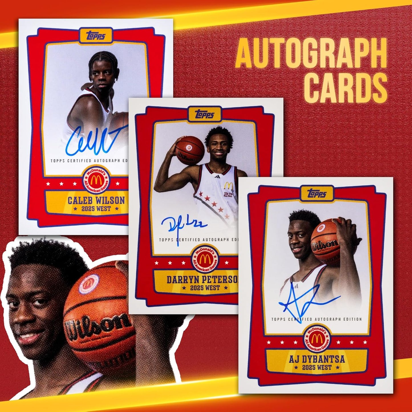2025 Topps Chrome McDonald’s All-American Basketball Mega Box