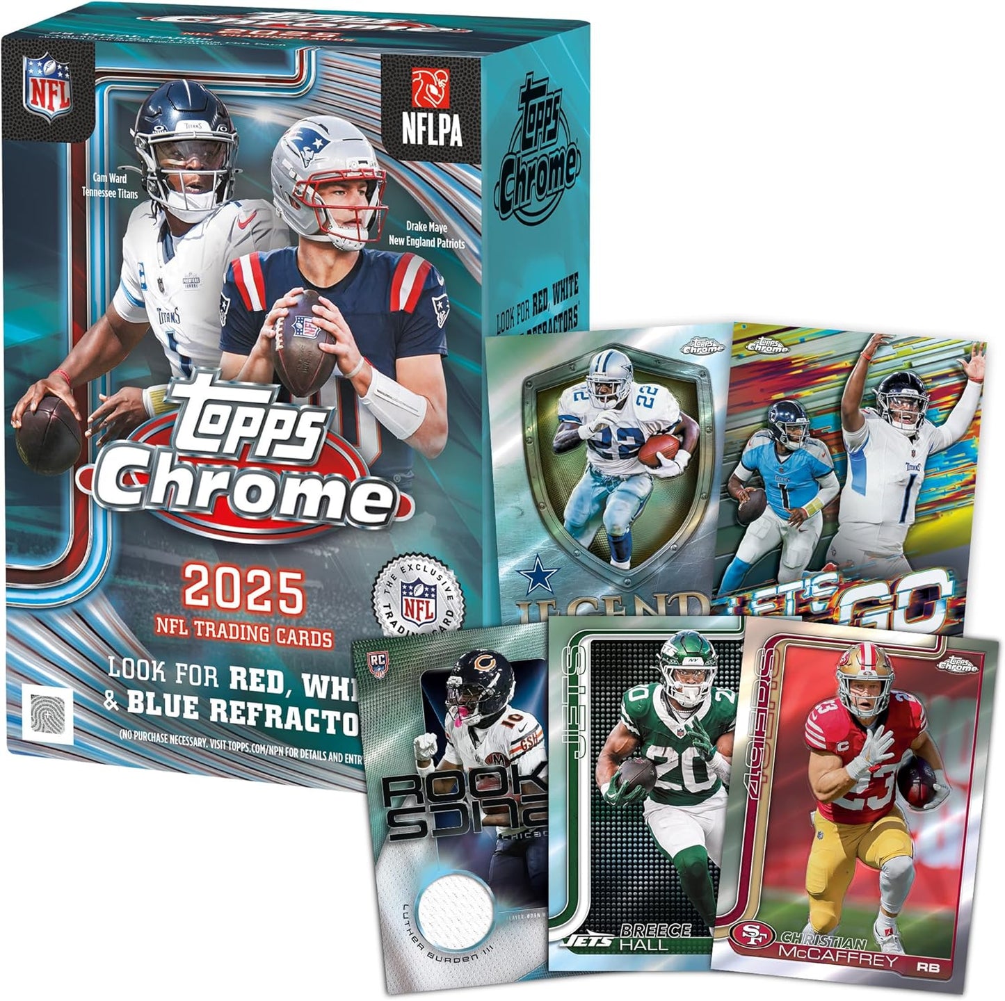 2025 Topps Chrome Football Value Blaster Box