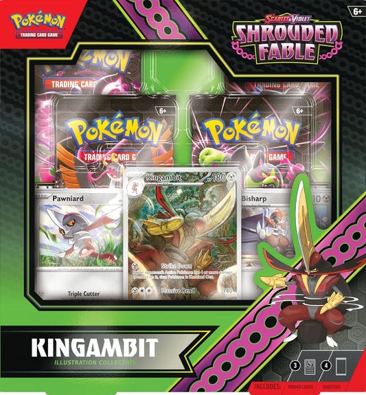 POKEMON TCG: SCARLET AND VIOLET SHROUDED FABLE: KINGAMBIT ILLUSTRATION COLLECTION PREORDER - RELEASE DATE: 08/02/2024