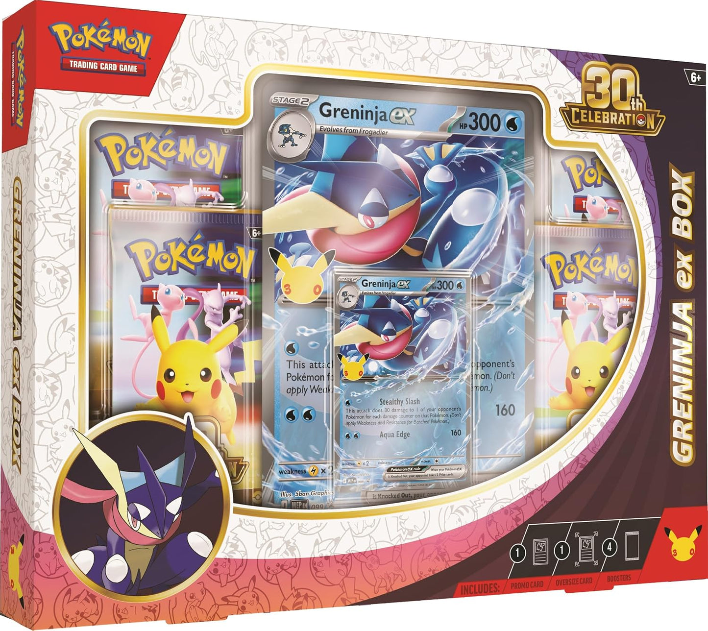 Pokemon TCG: 30th Celebration Greninja ex Box - Presale Ships 09/16/2026