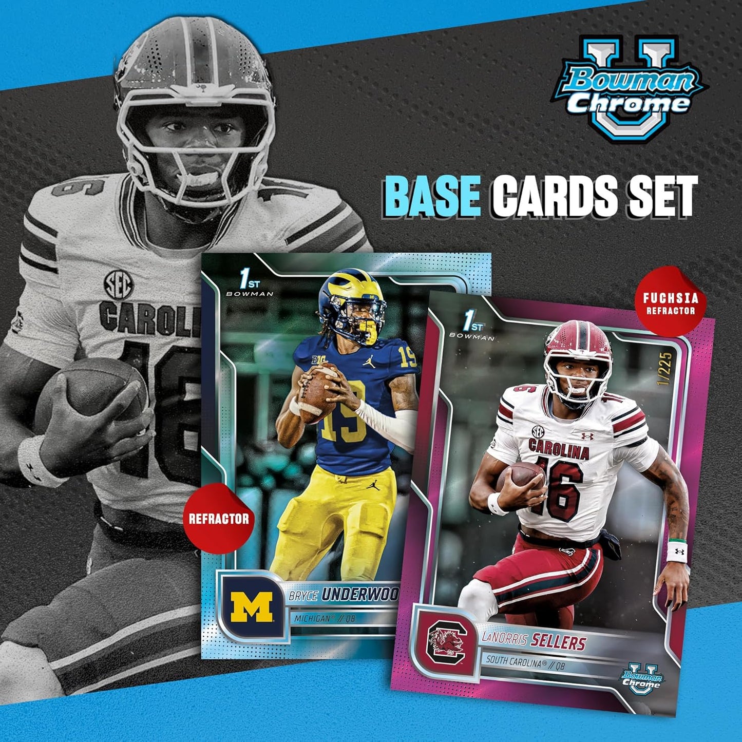 Topps 2025 Bowman University Chrome Football Mega Box