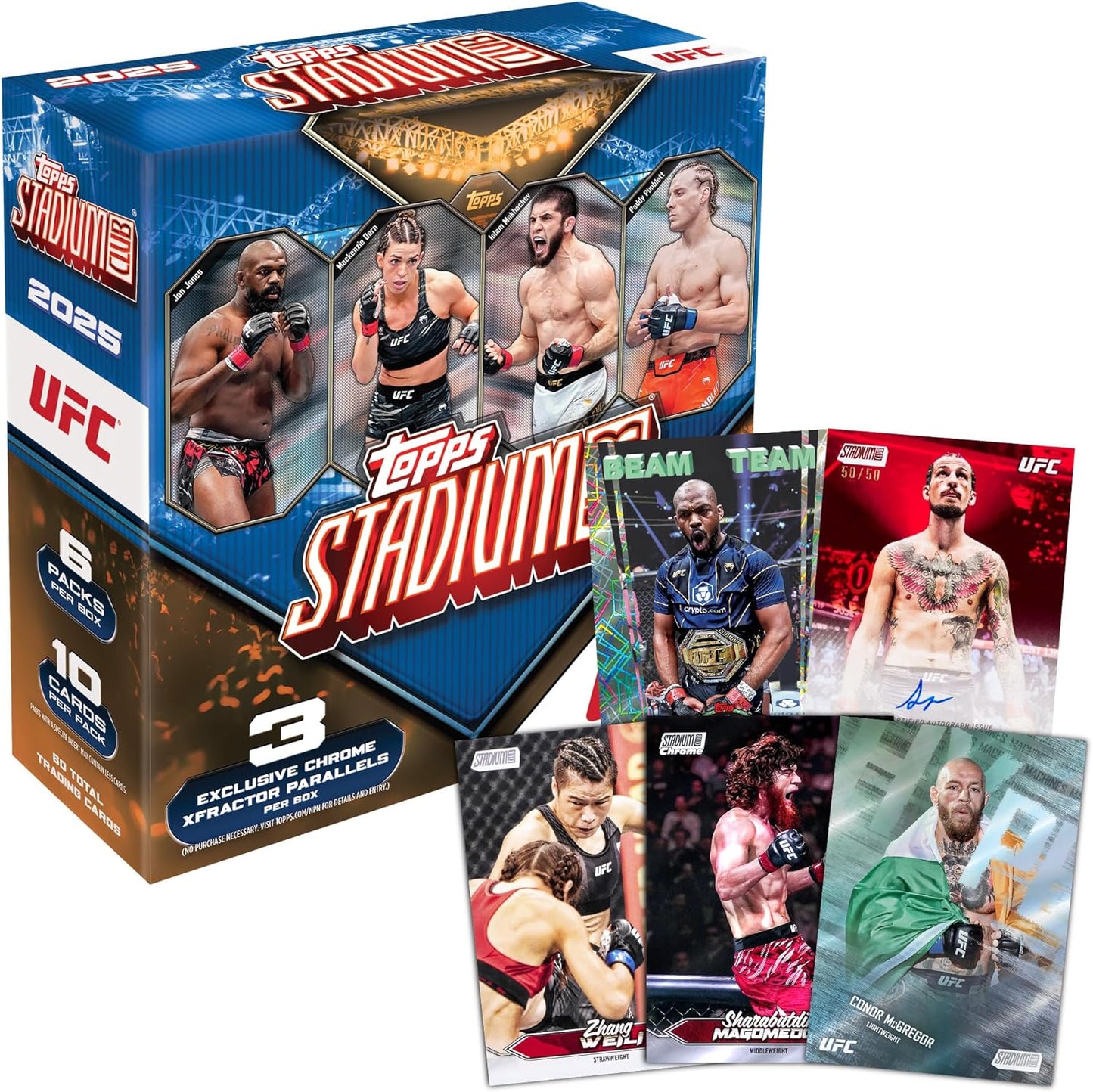 2025 Topps Stadium Club UFC Mega Box