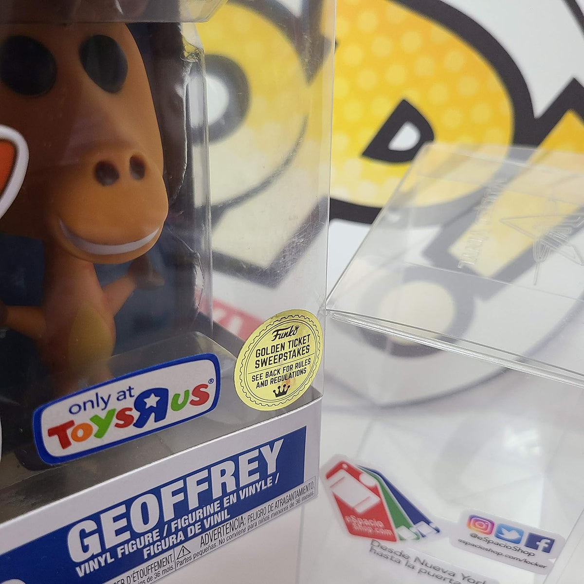 Funko Limited Edition POP AD Icons Geoffrey The Giraffe 12 - Toys 'R US Exclusive Vinyl Figure with Golden Ticket Chance!