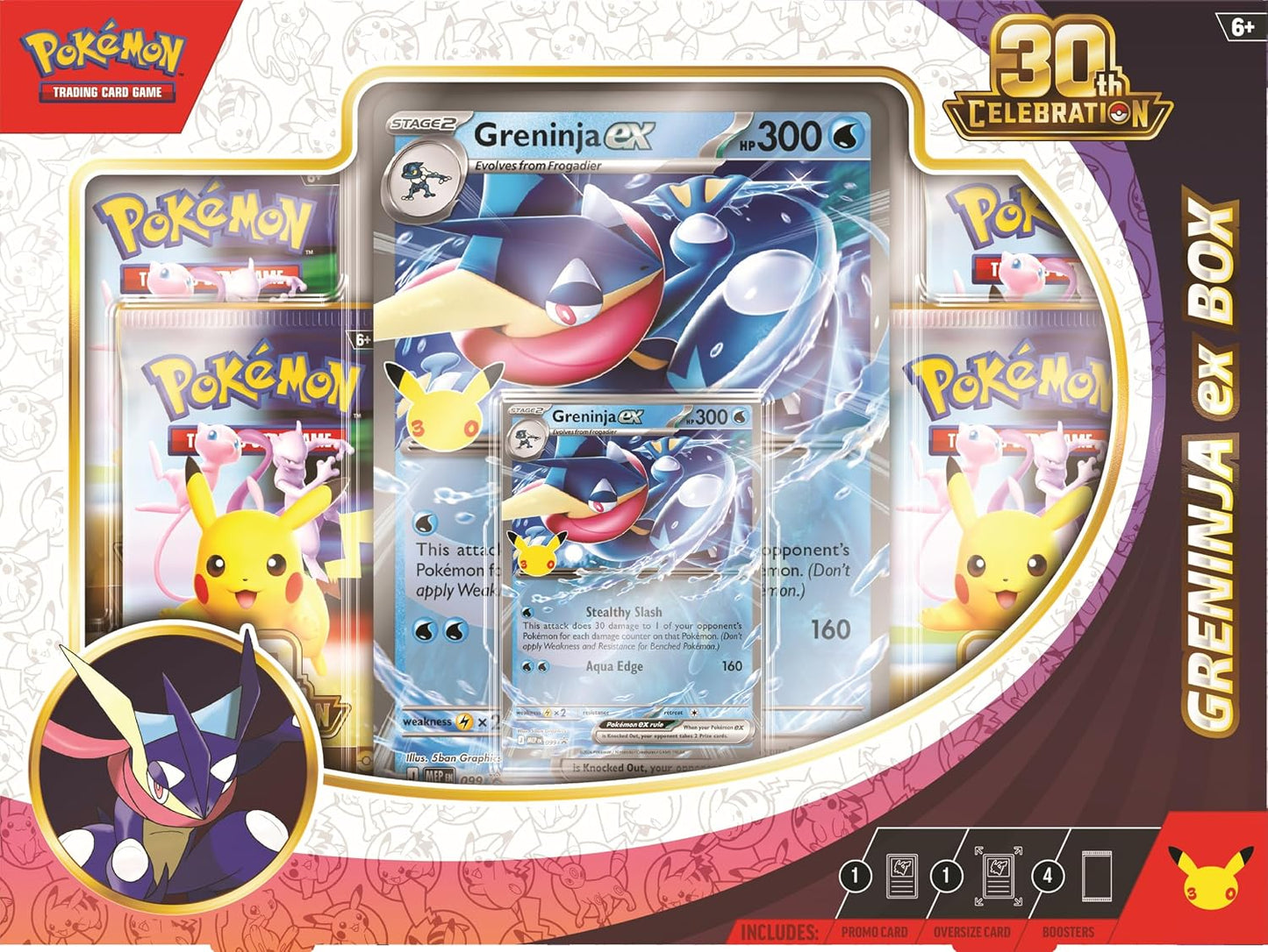 Pokemon TCG: 30th Celebration Greninja ex Box - Presale Ships 09/16/2026