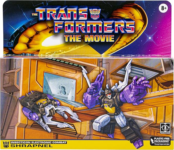 Hasbro Collectibles - The Transformers: The Movie - Transformers Retro - Shrapnel Converting Action Figure