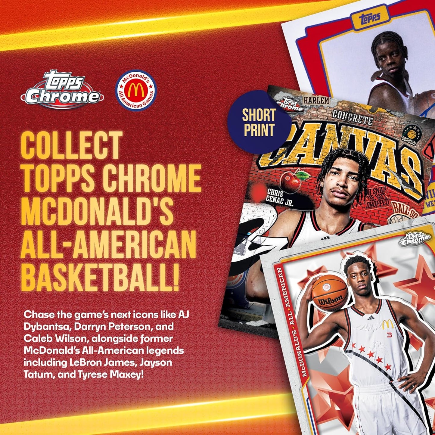 2025 Topps Chrome McDonald’s All-American Basketball Mega Box