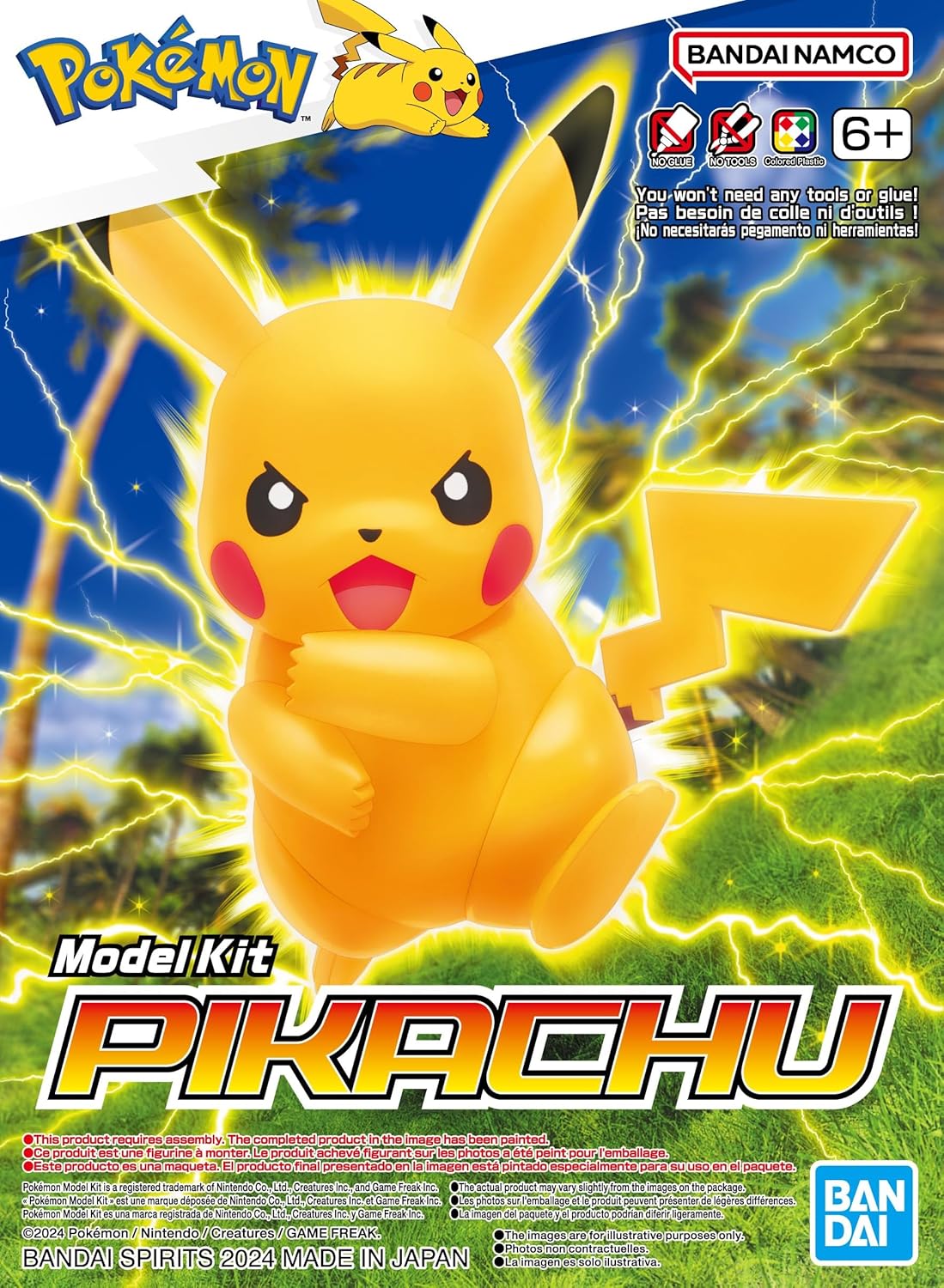 BANDAI Hobby - Pokémon - Pikachu Pokémon Model Kit