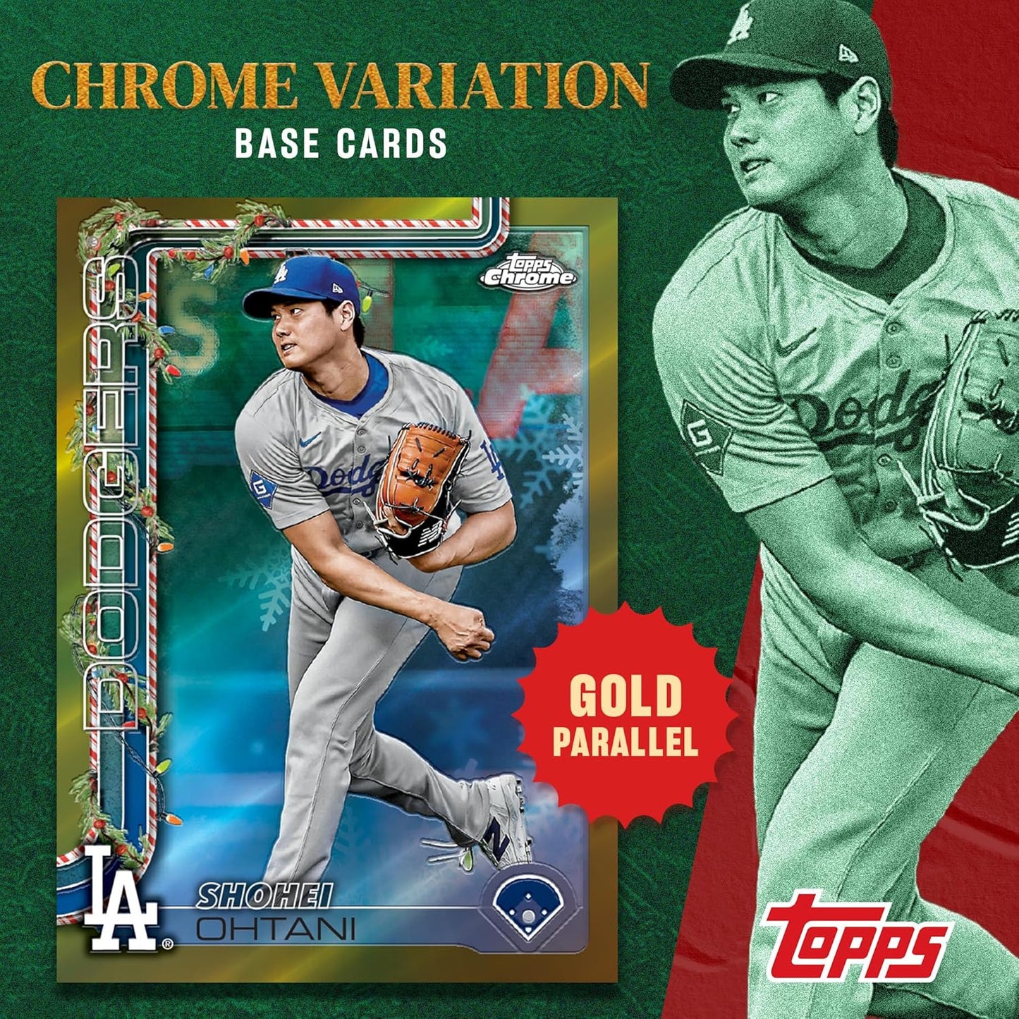 Topps 2025 Holiday Baseball Mega Box Individual Pack