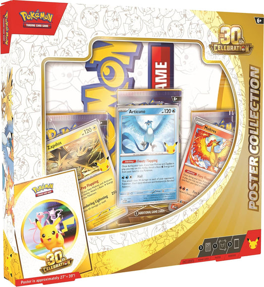 Pokemon TCG: 30th Celebration Poster Collection - Presale Ships 09/16/2026