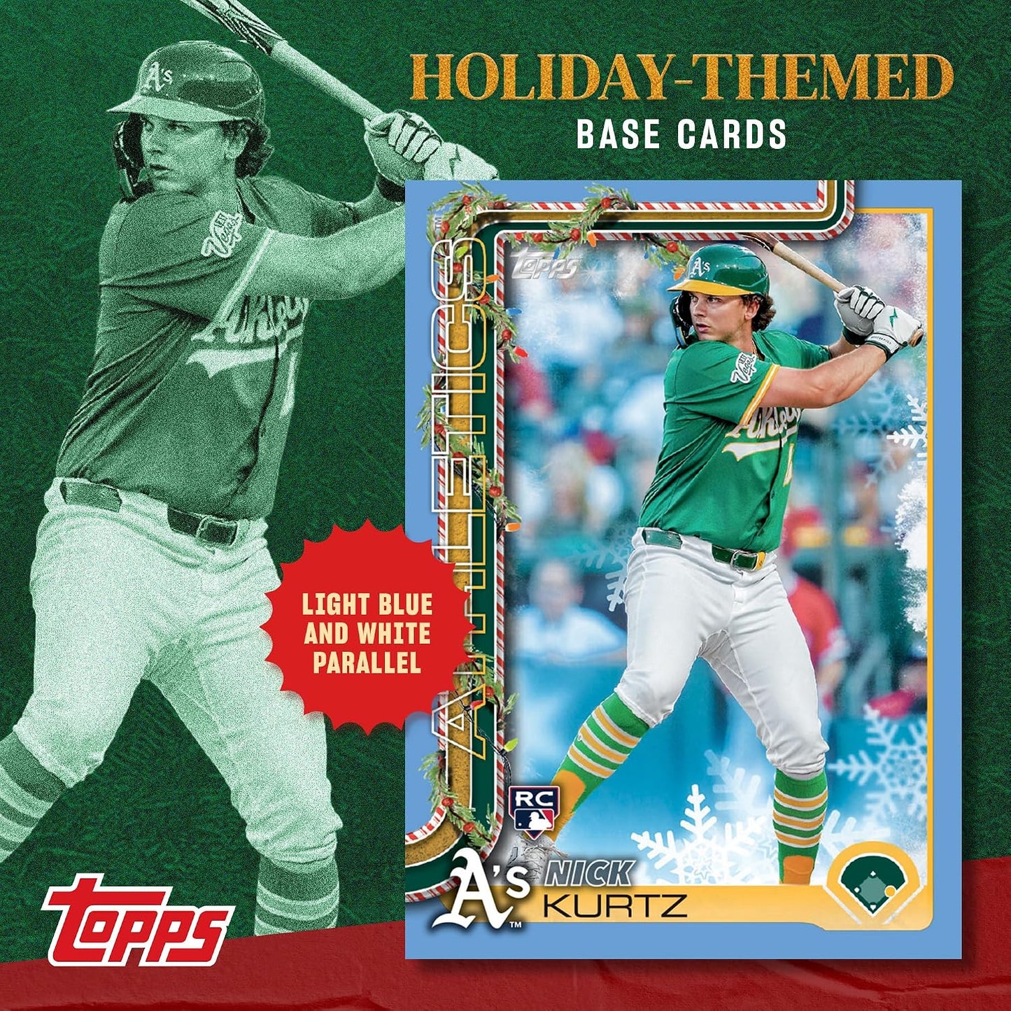Topps 2025 Holiday Baseball Mega Box Individual Pack