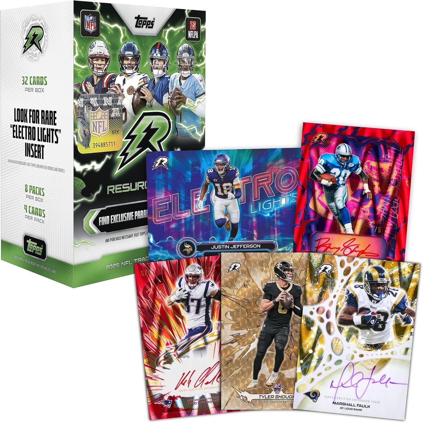 2025 Topps Resurgence Football - Factory Sealed - Value Box