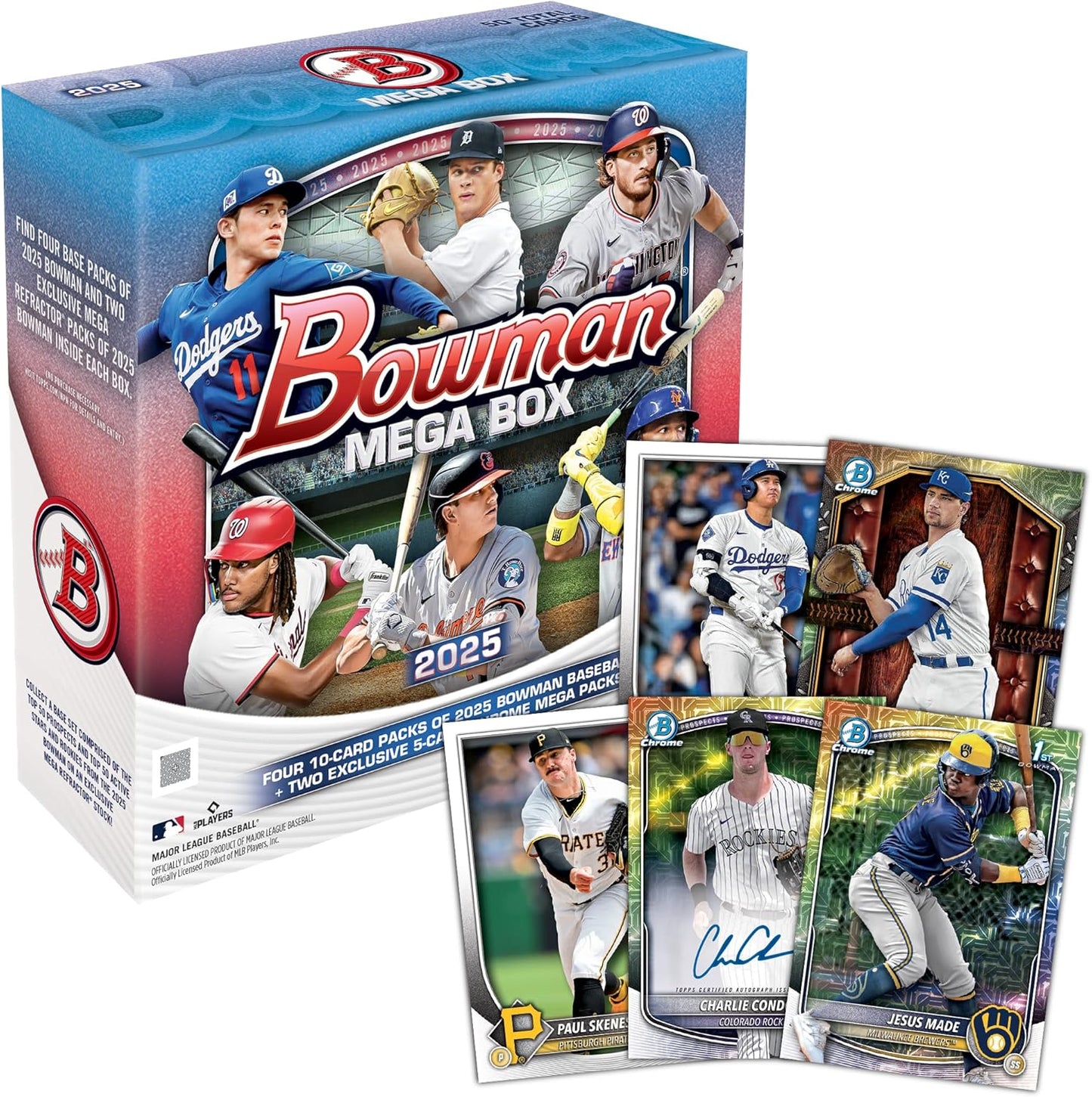 Topps 2025 Bowman Baseball - Factory Sealed - Mega Box