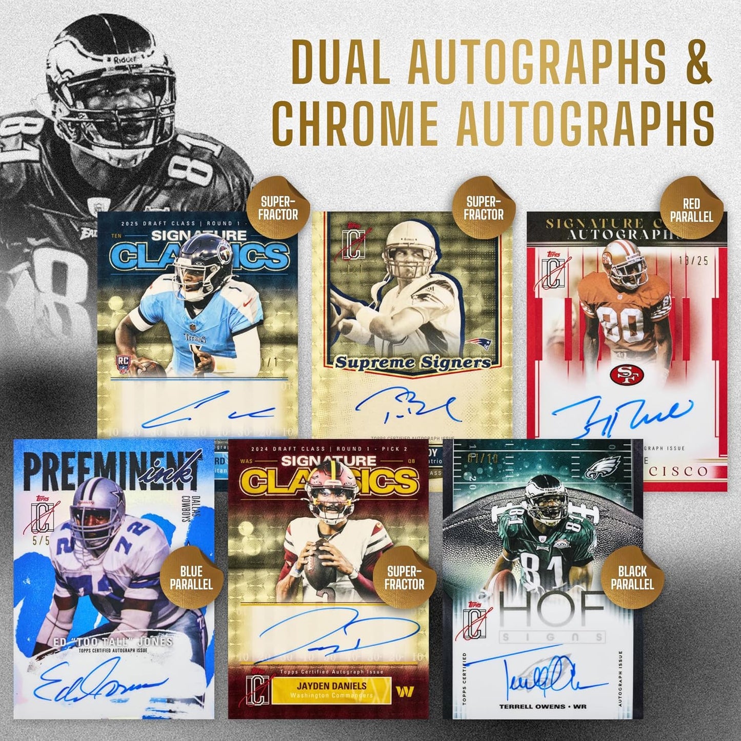 2025 Topps Signature Class NFL Football Value Box