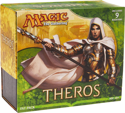 Magic The Gathering - Theros - Sealed Fat Pack (9 Booster Packs & More)