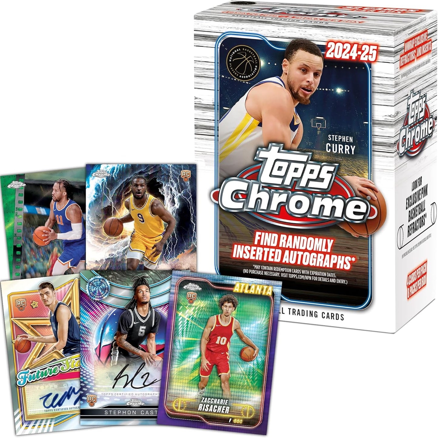 2024-25 Topps Chrome Basketball Blaster Value Box