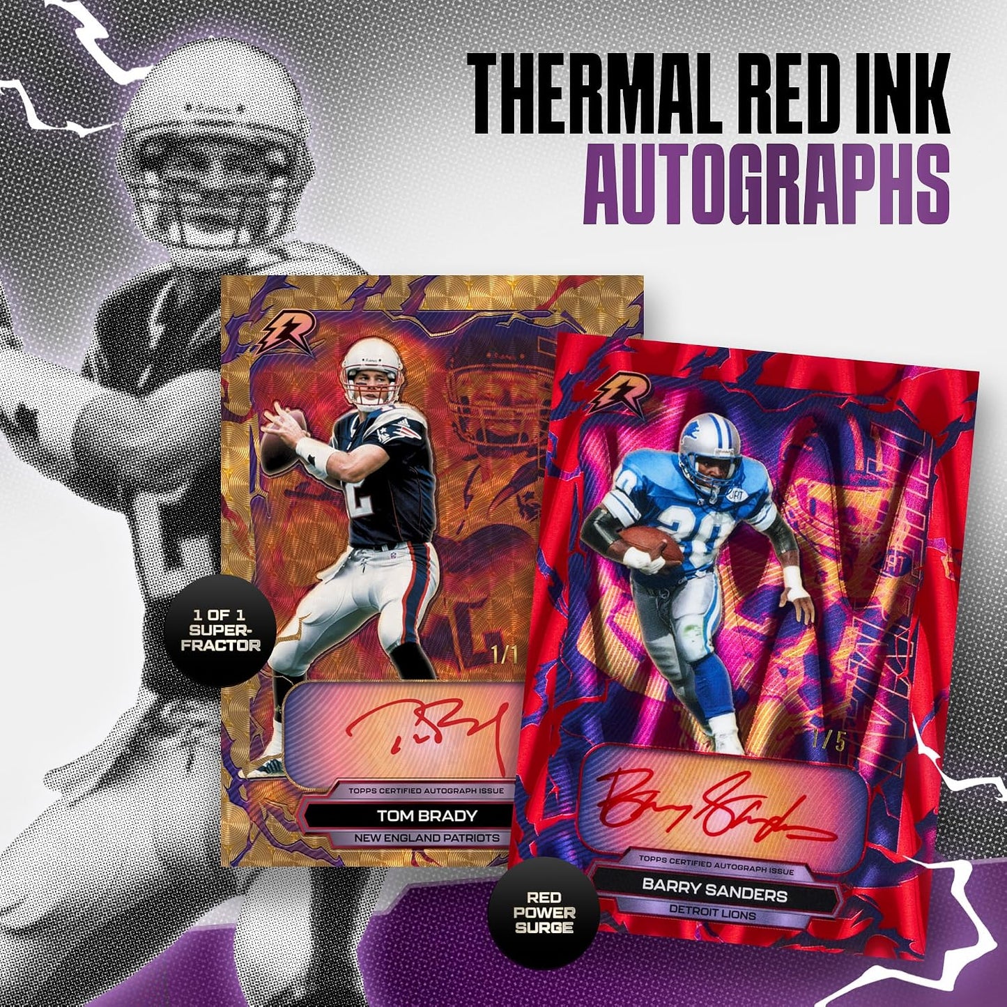 2025 Topps Resurgence Football Mega Box – 6 Packs, 8 Cards Per Pack, 48 Trading Cards
