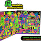 Schylling NeeDoh Funky Frights Squish-O-Ween Countdown (Pack of 1)