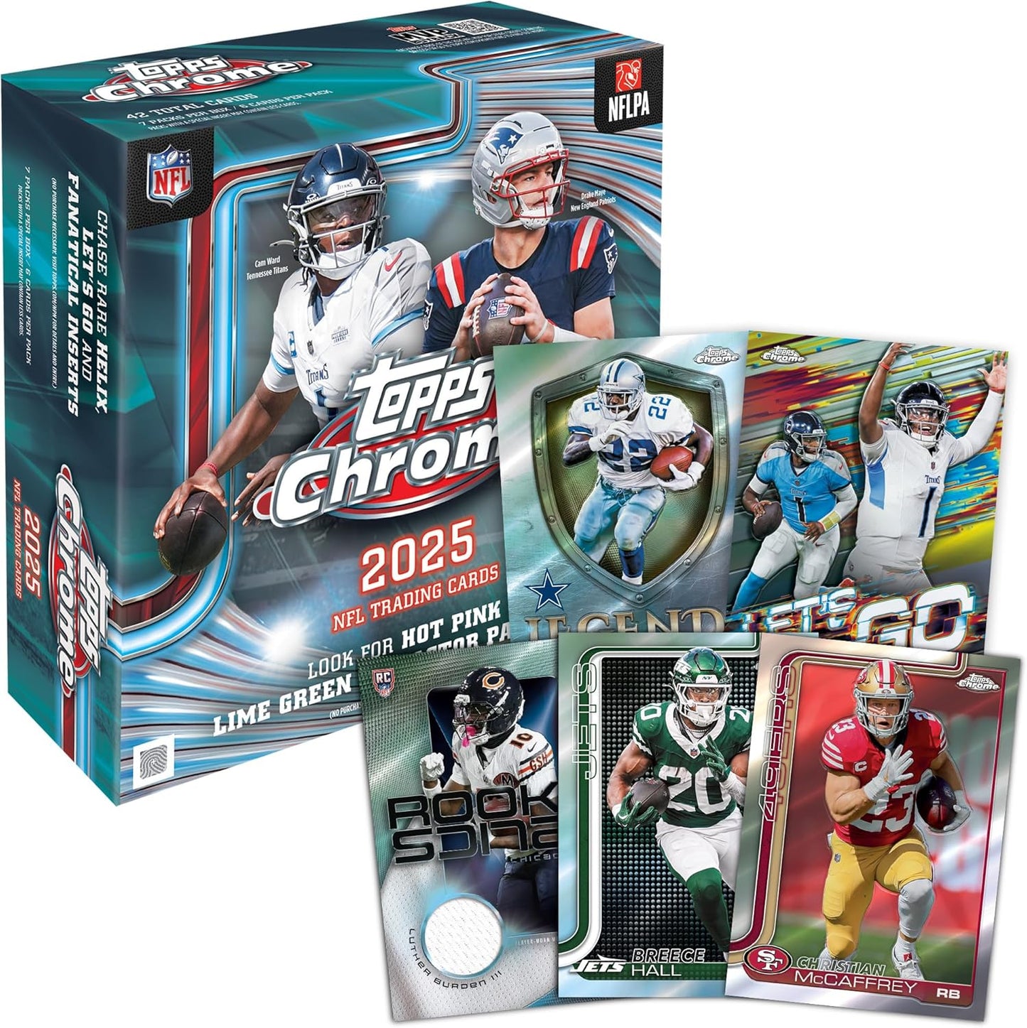 2025 Topps Chrome Football Mega Box
