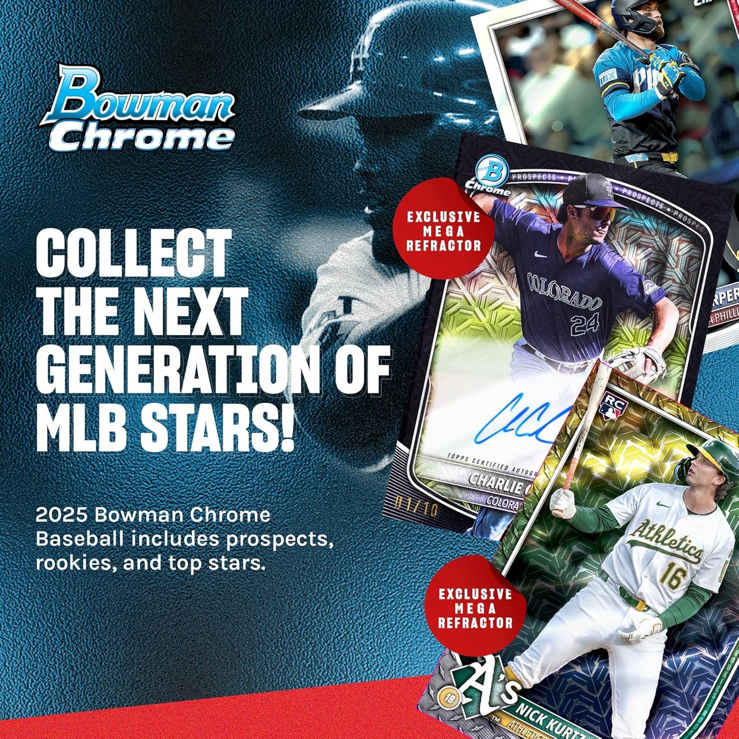 Topps 2025 Bowman Chrome Baseball - Mega Box