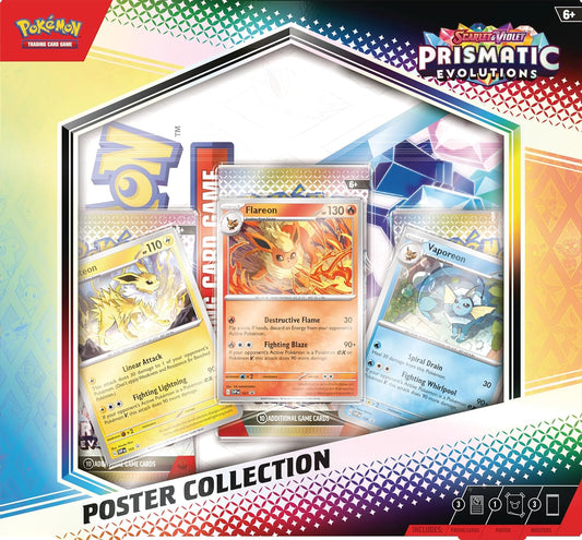 Pokémon TCG: Scarlet & Violet—Prismatic Evolutions Poster Collection - Presale Ships 1/17/2025