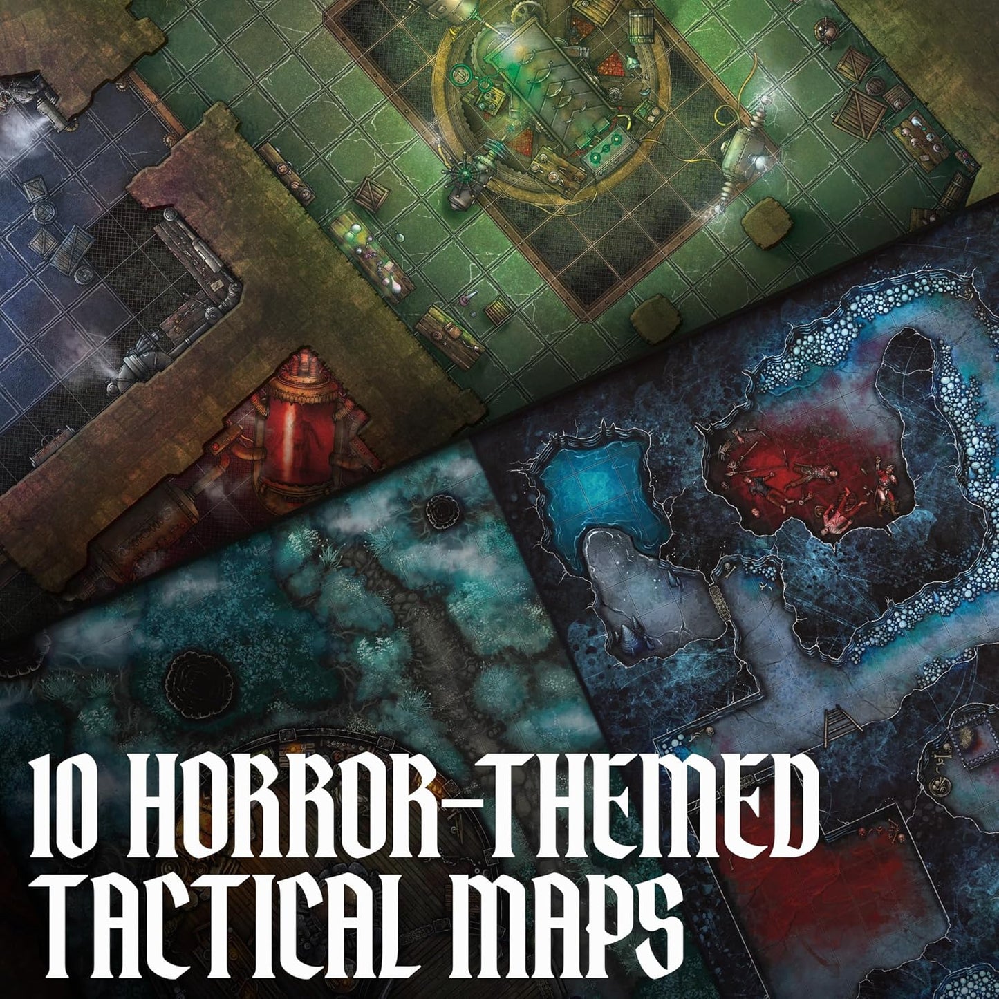 Dungeons & Dragons Ravenloft: The Horrors Within - Map Pack | D&D Accessories