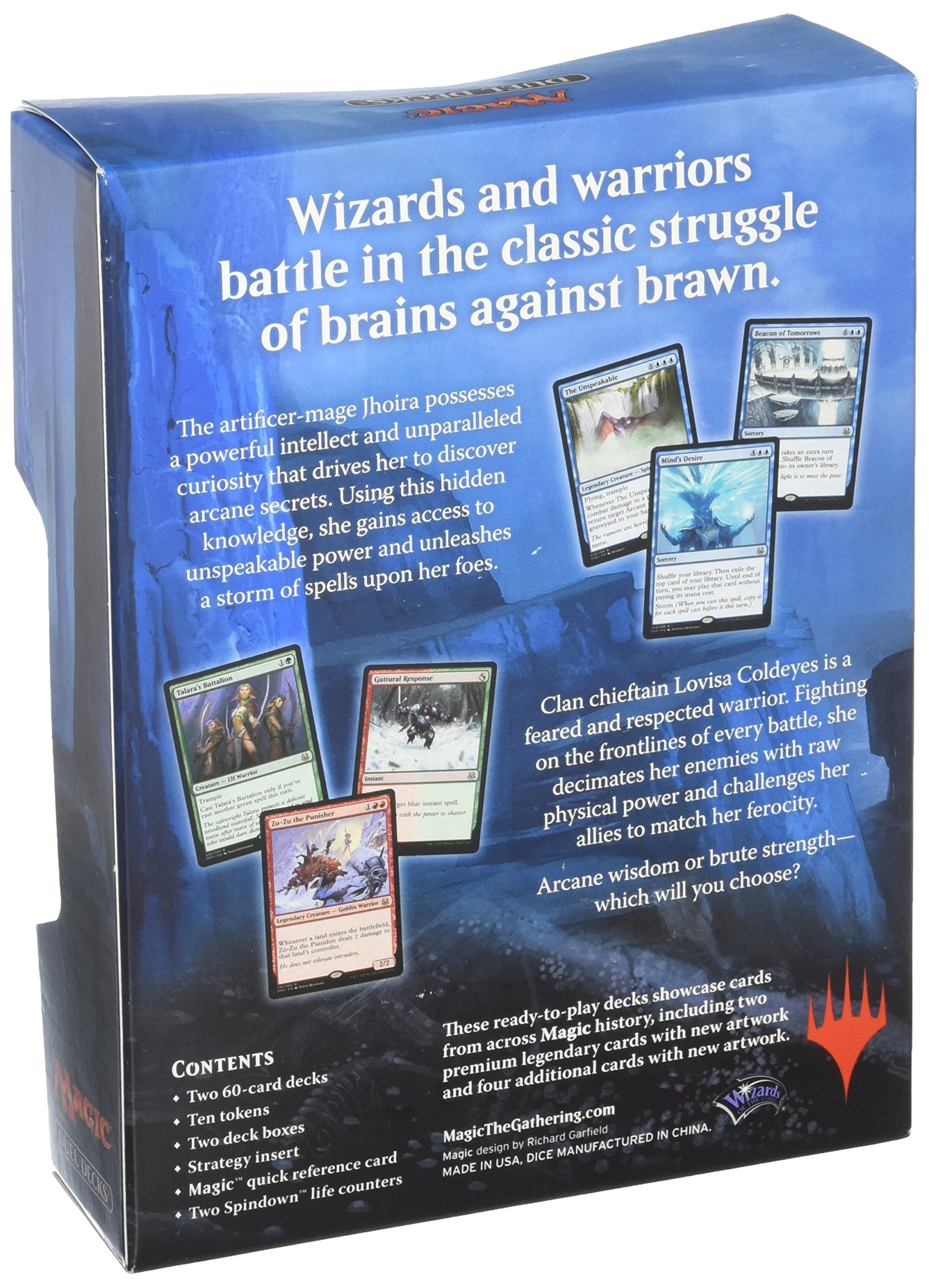 Magic: the Gathering MTG 2017 Duel Decks Mind Vs Might - 120 cards