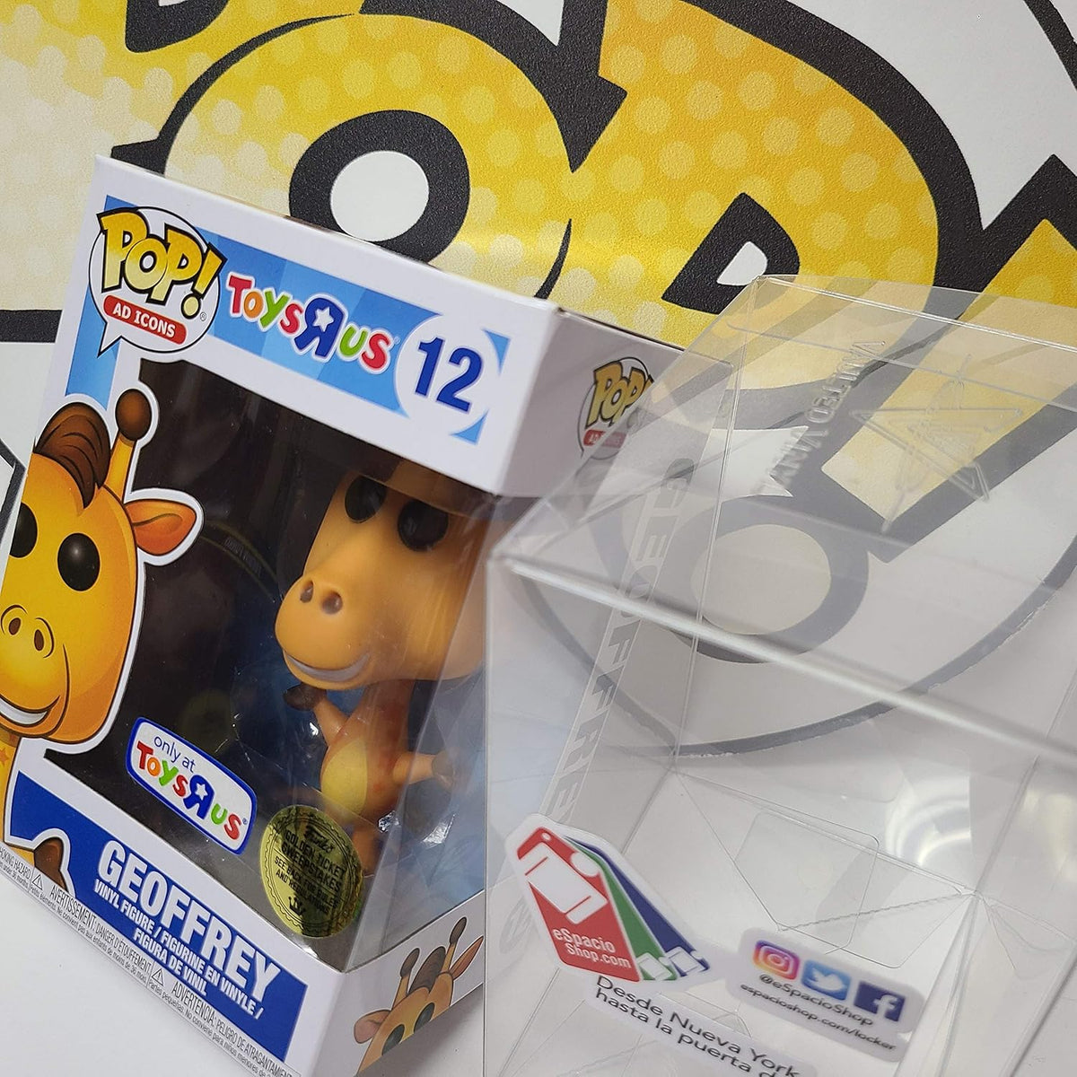 Funko Limited Edition POP AD Icons Geoffrey The Giraffe 12 - Toys 'R US Exclusive Vinyl Figure with Golden Ticket Chance!