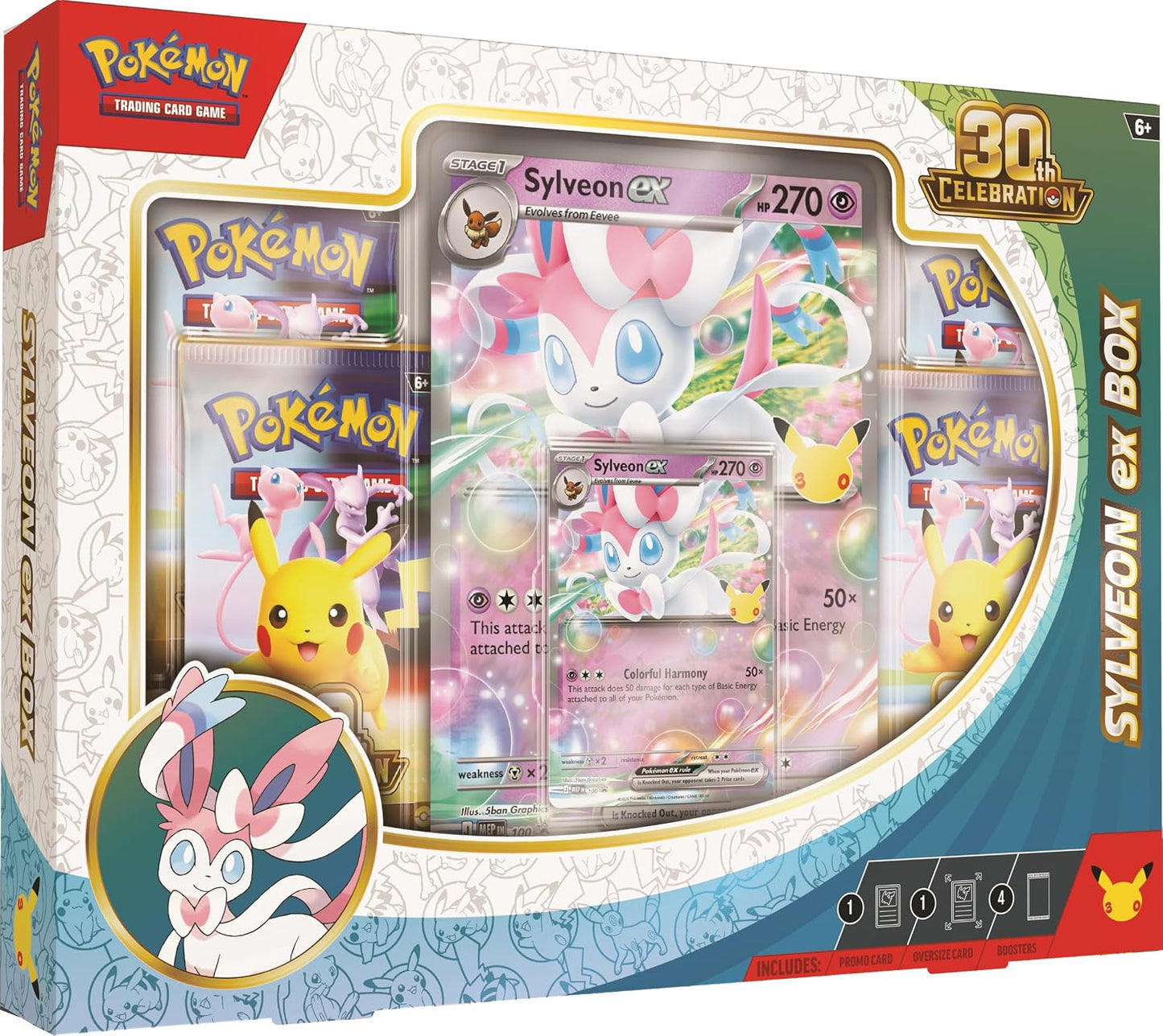 Pokemon TCG: 30th Celebration Sylveon ex Box - Presale Ships 09/16/2026