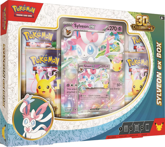 Pokemon TCG: 30th Celebration Sylveon ex Box - Presale Ships 09/16/2026