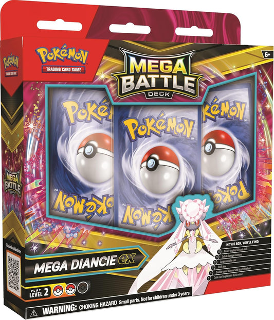 Pokemon TCG: Mega Battle Deck - Mega Diancie ex - Presale Ships 11/14/2025