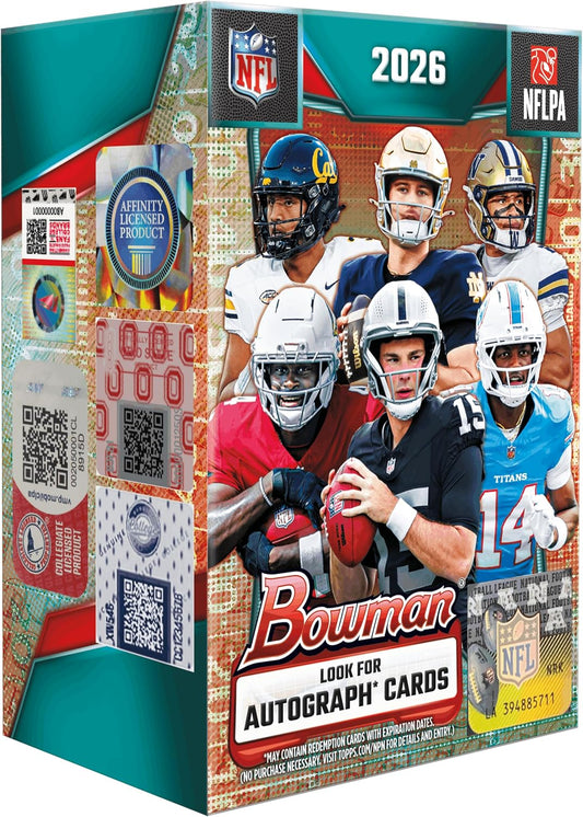 2026 Bowman Football - Factory Sealed - Value Box