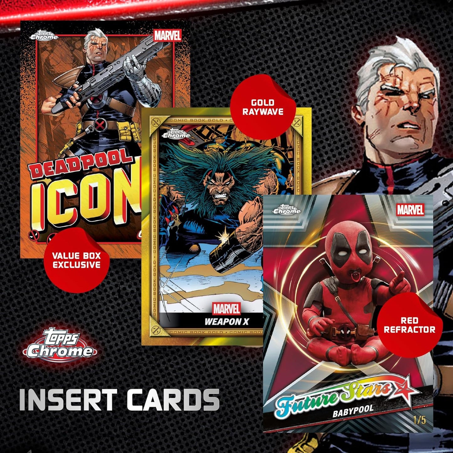 2025 Topps Chrome Deadpool Value Blaster Box