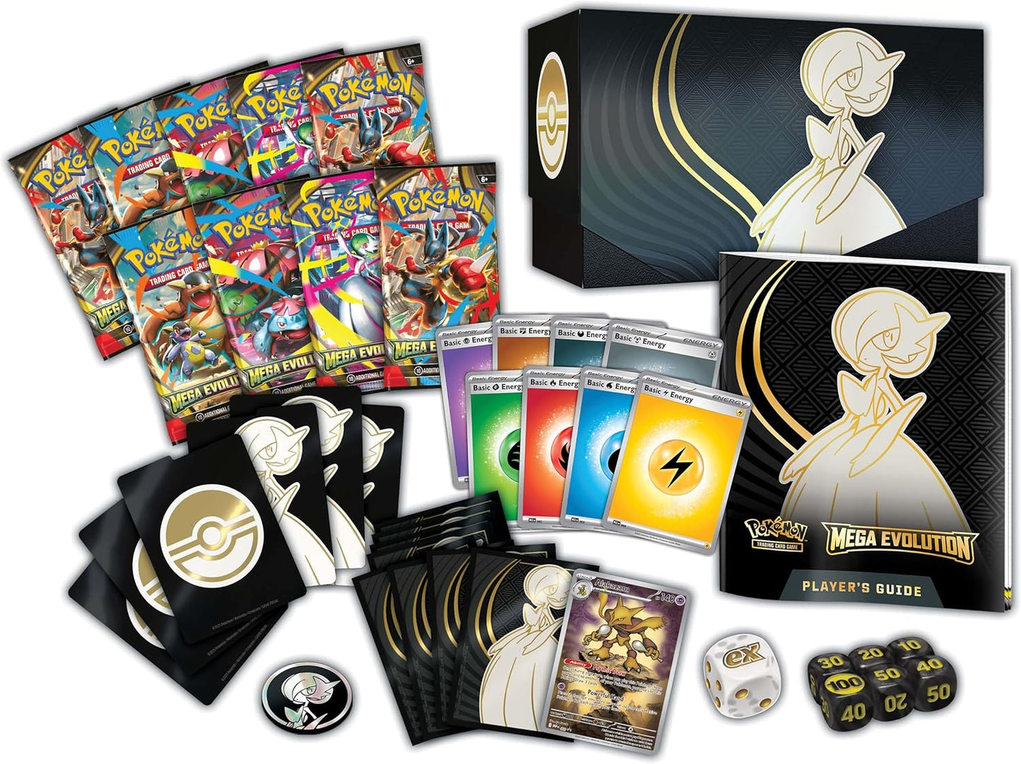 Pokemon TCG: Mega Evolution Elite Trainer Box - Mega Gardevior (9 Packs, Promo Card) - Presale Ships 09/26/2025