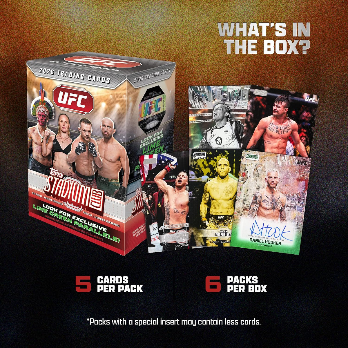 2026 Topps Stadium Club UFC - Factory Sealed - Value Box