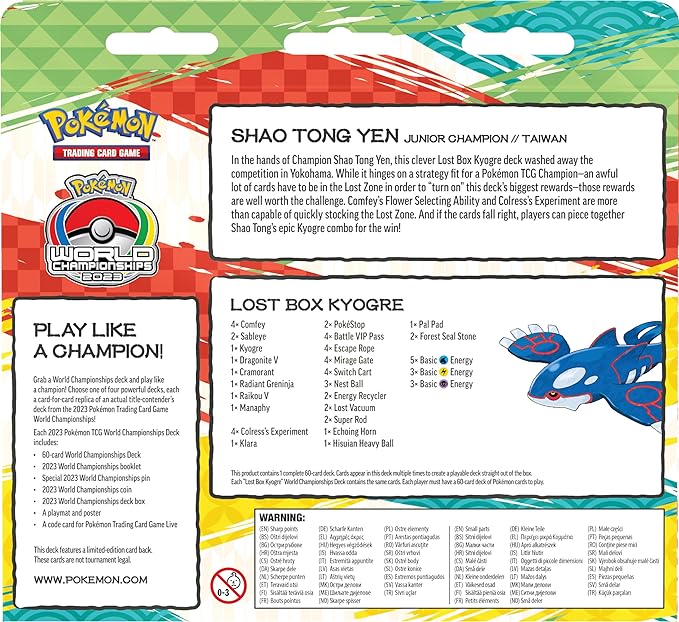 2023 Pokémon TCG World Championships Deck – Shao Tong Yen
…