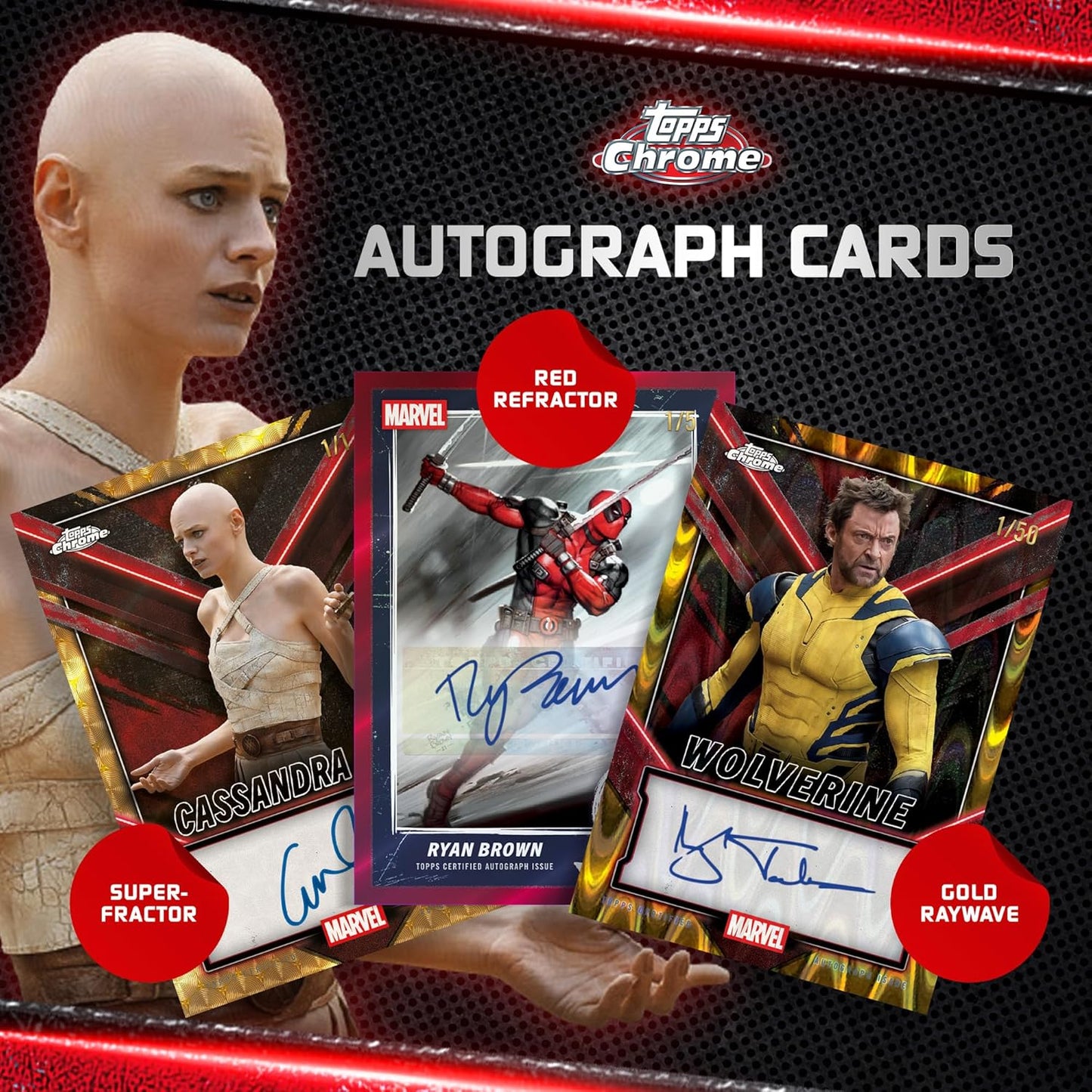 2025 Topps Chrome Deadpool Value Blaster Box