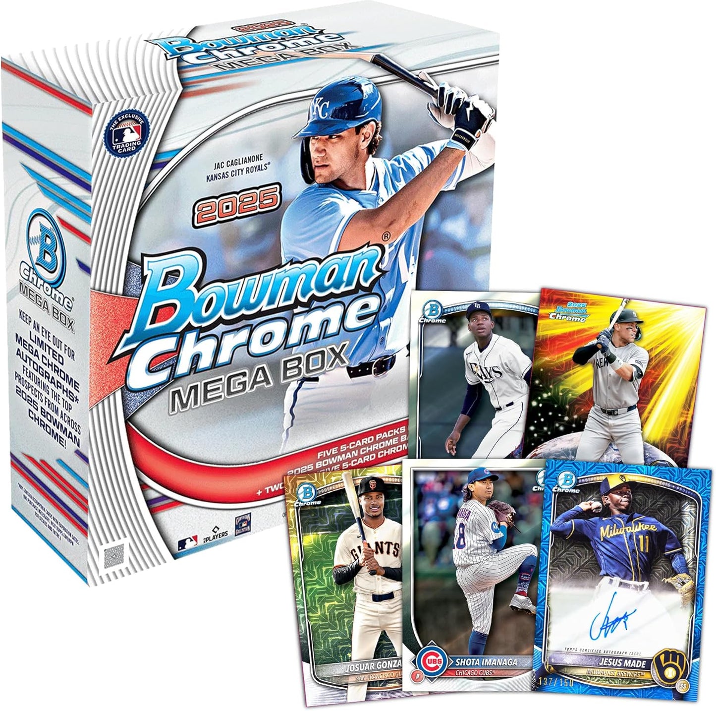 Topps 2025 Bowman Chrome Baseball - Mega Box