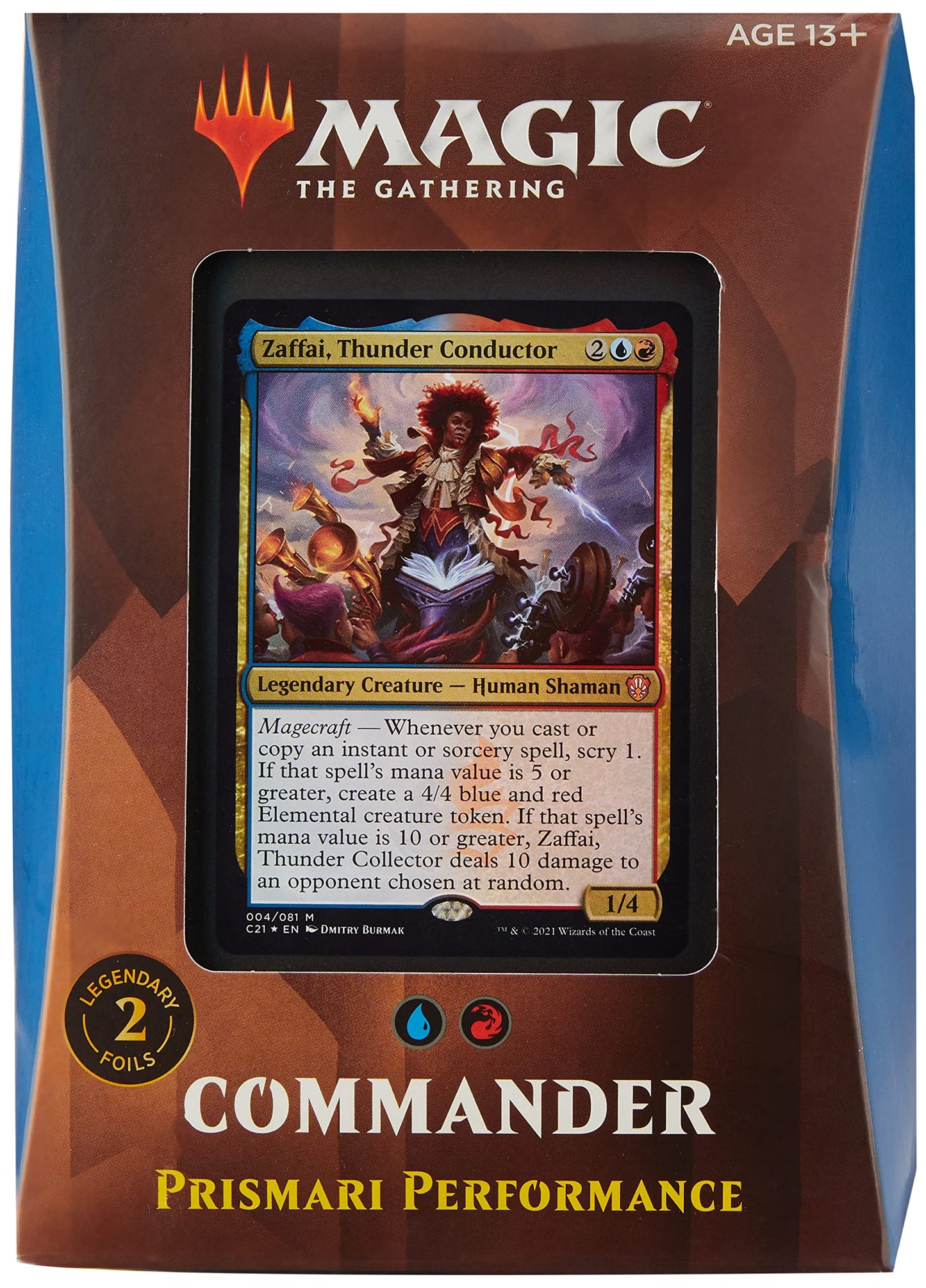 Magic The Gathering Strixhaven Commander Deck  Prismari Performance (Blue-Red)