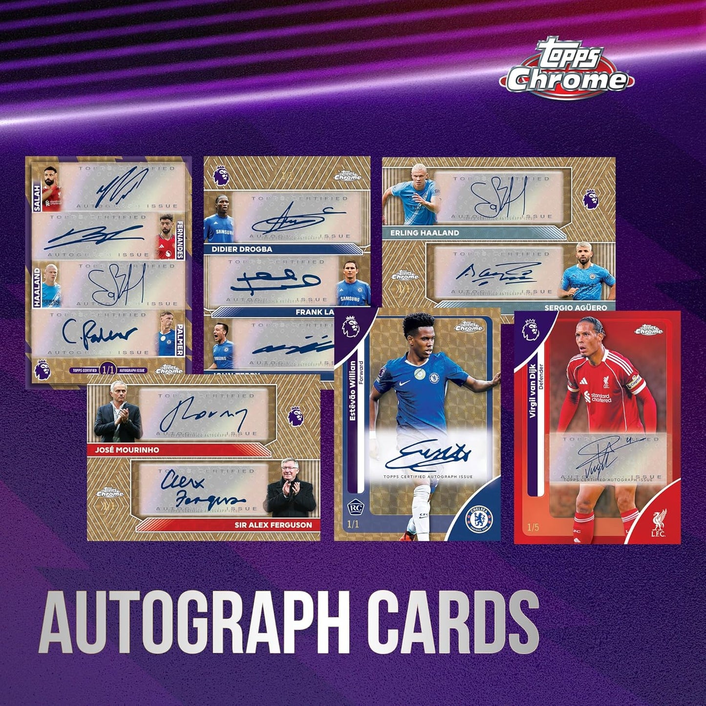 2026 Topps Chrome Premier League Soccer Value Blaster Box