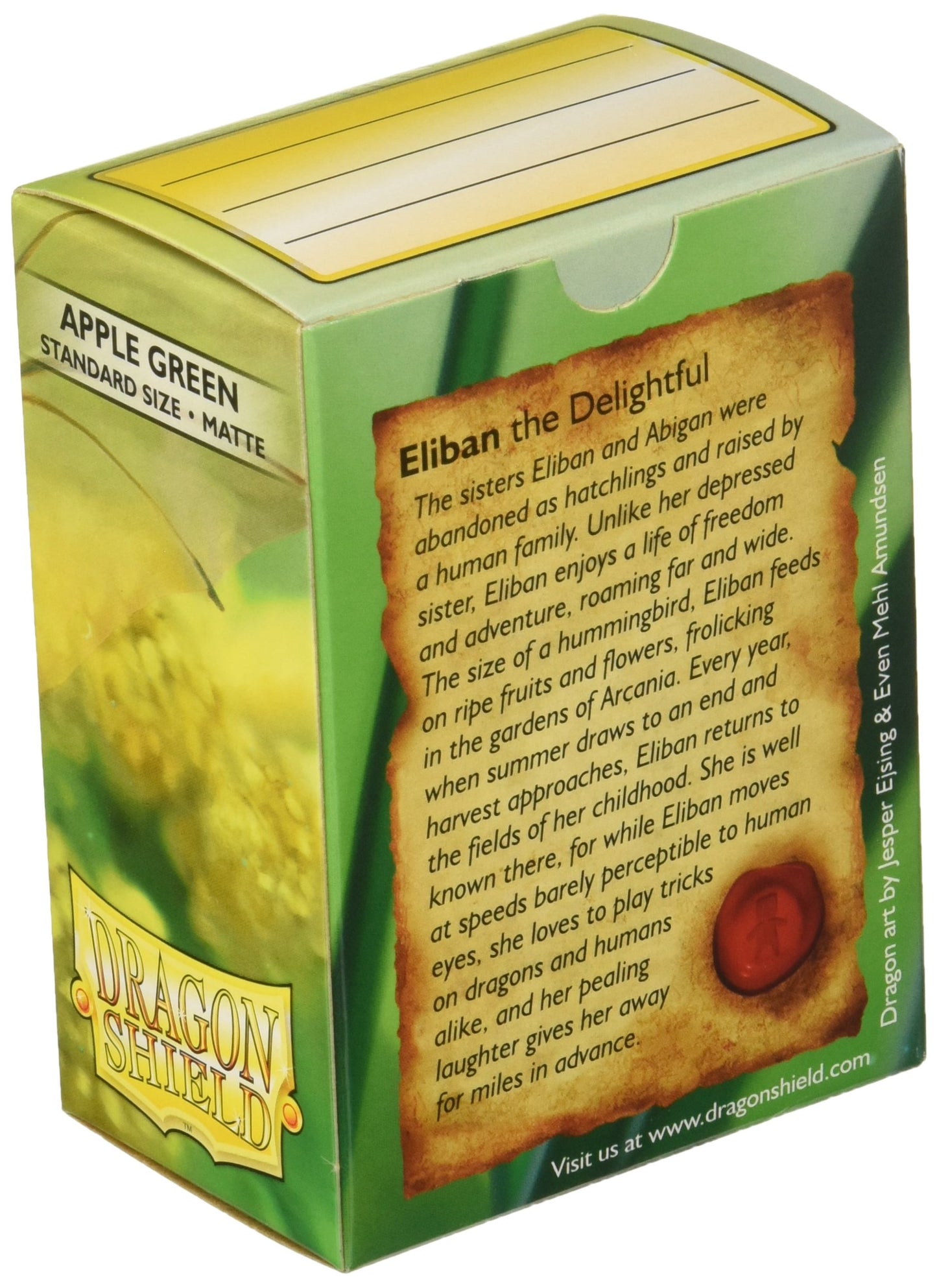 Dragon Shield Sleeves Matte Apple Card Game, Green - AT-11018