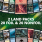 Magic: The Gathering Zendikar Rising Bundle | 10 Draft Booster Packs (150 Cards) | Foil Lands | Accessories