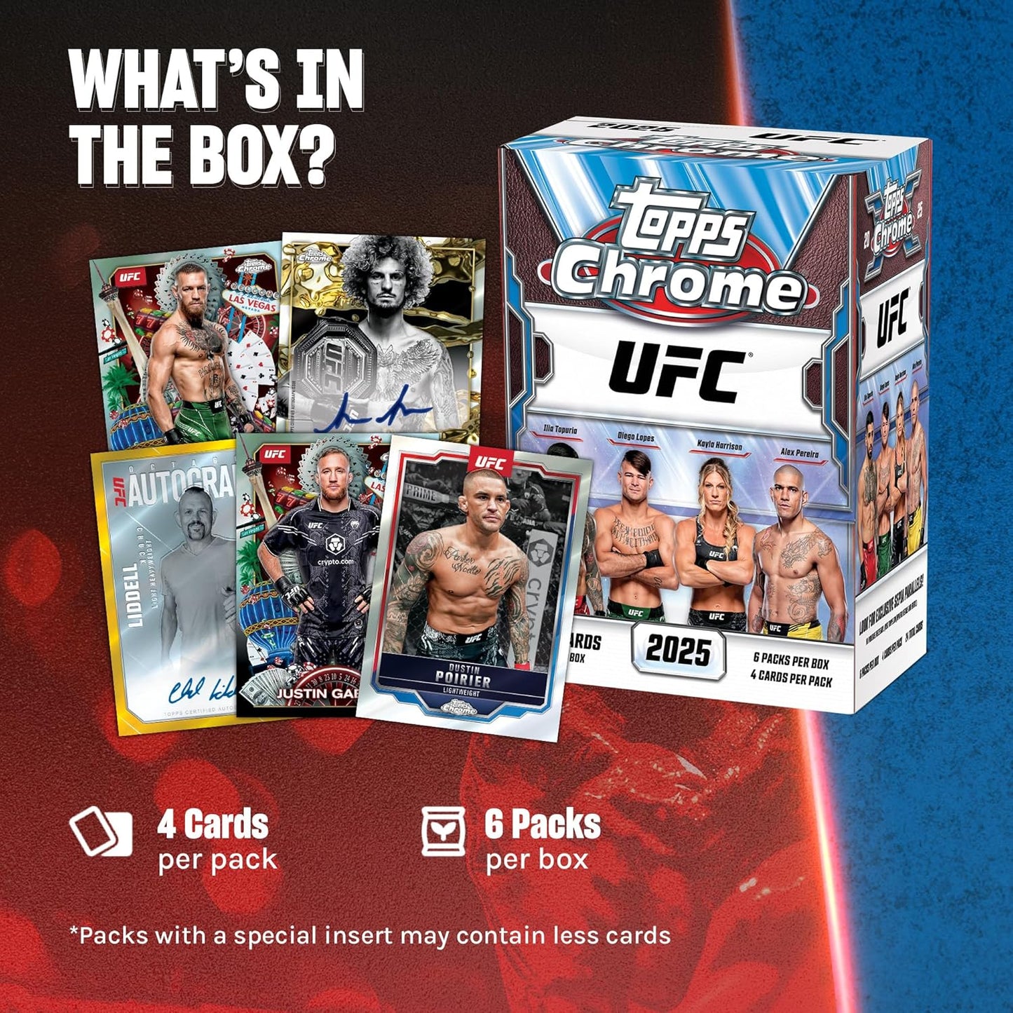Topps 2025 Chrome UFC - Factory Sealed - Value Box
