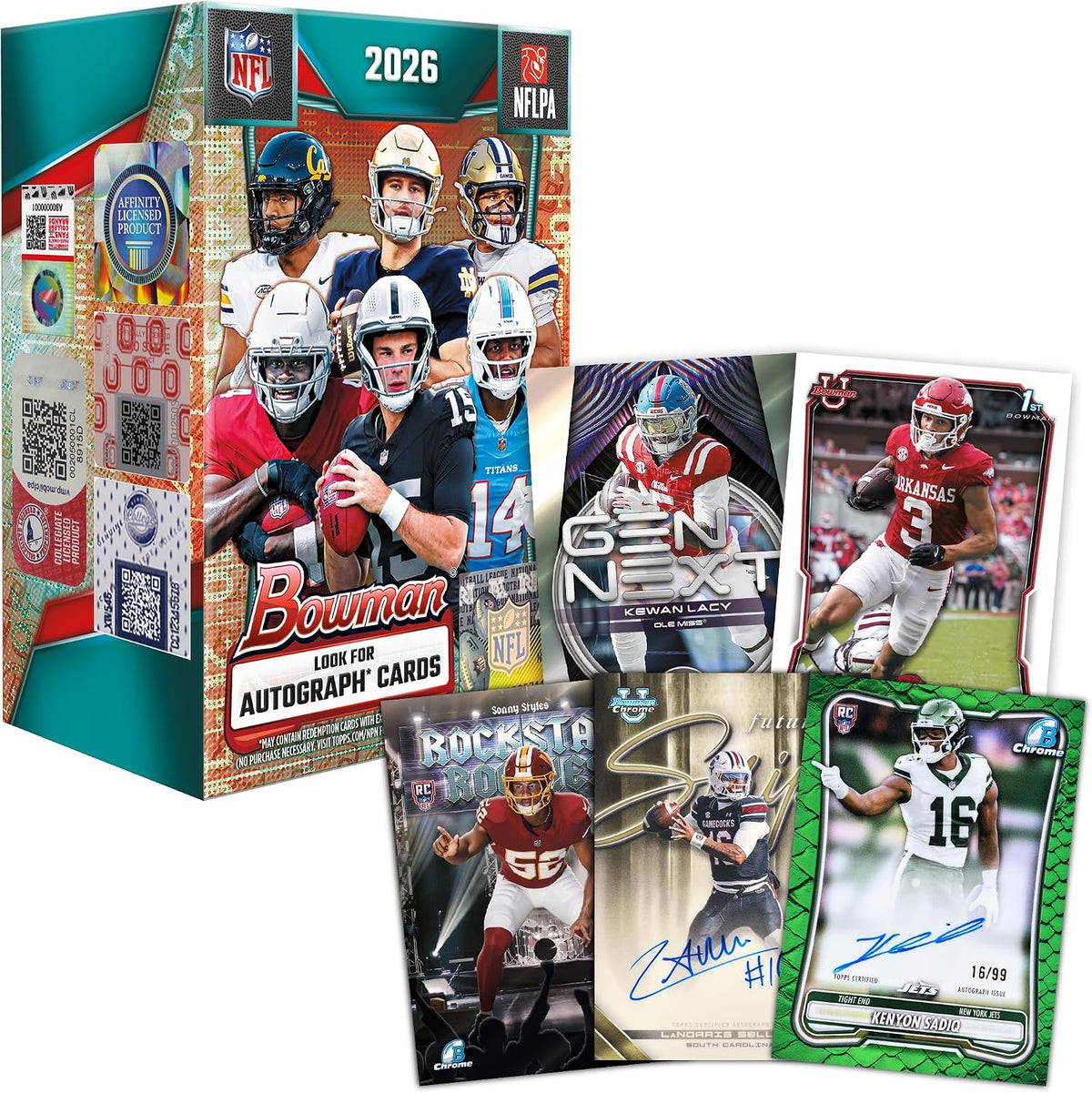 2026 Bowman Football - Factory Sealed - Value Box